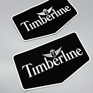 Parches de accesorios para prendas de vestir de marca personalizada con logotipo en relieve 3D, hechos de tela de cloruro de polivinilo suave y parches de goma - Product Image 2