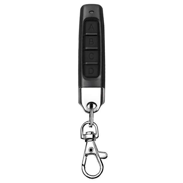 433MHz Auto Garage Gate Opener Remote Control 4-Channel RF Duplicator Cloning Code Plastic Car Key Garage Door Remote