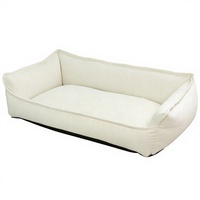Canapé-lit orthopédique moderne en lin massif de luxe pour animaux de compagnie (chiens et chats) – Coussin respirant et confortable – Vente en gros – Fournisseur d'usine