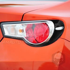 1 Par de Cubiertas Decorativas Negras para Faros Traseros, Adhesivos para Toyota GT86 2013-2020 - Product Image 5