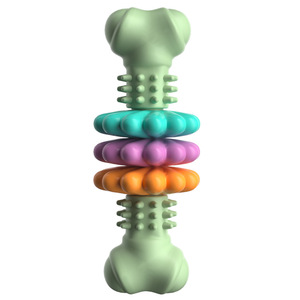 Colorido TPR <span class=keywords><strong>Bone</strong></span> Shape Luxury Classic <span class=keywords><strong>3D</strong></span> <span class=keywords><strong>Dog</strong></span> Chew Toy para perros extra grandes-Dentición y aburrimiento Buster - Product Image 4