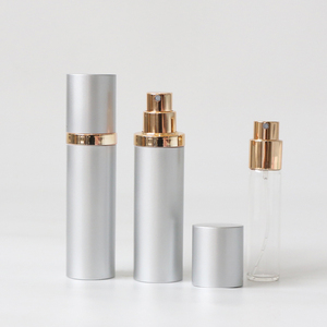 2024 Mới Từ Cap Vòng Rỗng Hương Thơm Refill Atomizer <span class=keywords><strong>10Ml</strong></span> Xách Tay Nhôm Du Lịch Refillable Nước Hoa Phun Chai - Product Image 3