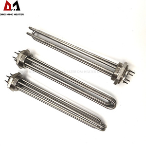 <strong>Heating</strong> <strong>Element</strong> With Probe / Ground Screw DN32 1 1/4&quot; BSP Thread 3U Tubular Electrical Immersion Heater 3/4.5/6/9/12KW - Product Image 5