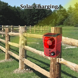 Solar Security Motion Sensor <strong>Alarm</strong> with Loud Siren Weatherproof Plastic, for Garden, Patio, Farm &amp; Home Protection - Product Image 4
