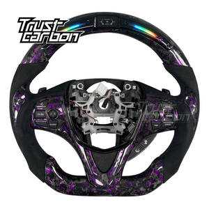 <span class=keywords><strong>Volant</strong></span> de voiture en fibre de carbone <span class=keywords><strong>personnalisé</strong></span> avec écran LED intelligent, style sportif pour Acura RDX TLX ZDX MDX ILX 2014-2019 - Product Image 1