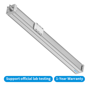 Eje lineal de tornillo de bolas FESTO ELGC-BS, cilindro eléctrico compacto con guía de rodamientos de bolas recirculantes para automatización y manipulación. - Product Image 4