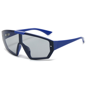 Top lunettes <span class=keywords><strong>de</strong></span> soleil haut <span class=keywords><strong>de</strong></span> gamme carré hommes marques Uv400 Lunettes <span class=keywords><strong>De</strong></span> <span class=keywords><strong>Luxe</strong></span> surdimensionné femmes une pièce grandes lunettes <span class=keywords><strong>de</strong></span> soleil Sport en plein air - Product Image 5
