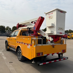 Plataforma Elevadora Telescópica Montada en Camioneta <span class=keywords><strong>JAC</strong></span> de 22 m, Plataforma de Trabajo Aérea Aislada - Product Image 3