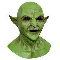 Nouveau casque en Latex masque fantôme jaune Halloween avec masque explosif diable Clown Vampire Orc de conception transfrontalière