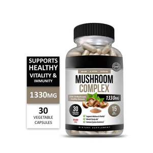 Cápsulas de Complejo de Hongos Antioxidantes para la Salud Cerebral, Suplementos Vegetarianos de Hongos, Cápsulas 10 en 1 con Extractos de Hongos - Product Image 2