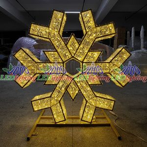 Décorations <span class=keywords><strong>de</strong></span> <span class=keywords><strong>Noël</strong></span> multifonctions au design créatif, grande flocon <span class=keywords><strong>de</strong></span> neige lumineuse <span class=keywords><strong>pour</strong></span> aménagement paysager - Product Image 6