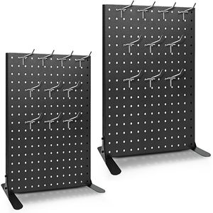 Junfeng Metal Perforated <b>Display</b> Rack 1 Tier Portable Multi Purpose Storage Desktop Organizer for Makeup Kitchen Retail - Product Image 1