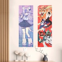 Affiches murales anime personnalisées Vograce, papier épais de haute qualité, imperméables, écologiques, cartes d'exposition imprimées avec logo personnalisé, format long