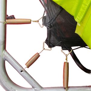 JINGYI 10x7ft <span class=keywords><strong>Rectangular</strong></span> Durable Ecológico Suave Resistente a la intemperie Niños Familia Trampolín Caja DE SEGURIDAD Red - Product Image 5