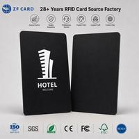 Carte d'identité PVC personnalisée, carte intelligente sans contact, 13,56 MHz RFID, carte cadeau, finition mate, pour accès à l'hôtel et programme de fidélisation