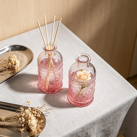 Lot de Vases Rose Style Bourgeon pour Décoration de Table de Mariage Rustique