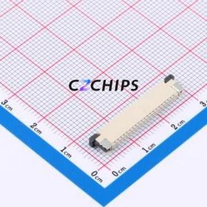 FPC-1.0AX-21PWCR-H25 FFC/FPC Connector SMD,P=1mm,Horizontal Mount Connector Drawer Type Bottom Contact 21P 1mm - Product Image 2