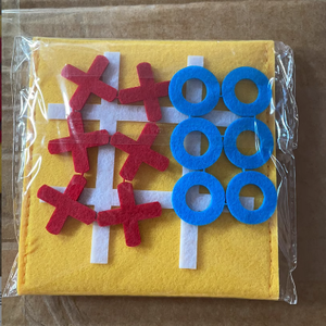 Tablero de Ajedrez de Fieltro con 9 Cuadrículas, Juego Interactivo para Padres e Hijos, Rompecabezas para Niños, Tablero de Educación Temprana, Rompecabezas de Cuadrículas Bien Definidas - Product Image 5