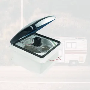 Accessori RV MG 20RH tetto elettrico portello con LED blu chiaro copertura superiore bianco telaio e cerniera in acciaio inox