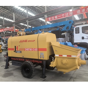 JIUHE大型骨材ディーゼルエンジン40m3/hDHBT40コンクリートポンプ油圧システムトレーラーコンクリートポンプ