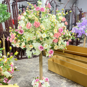 Arbre de <span class=keywords><strong>cerisier</strong></span> japonais en soie rose pour mariage en plein air, grand arbre de <span class=keywords><strong>cerisier</strong></span> artificiel de 8 pieds pour la décoration - Product Image 3