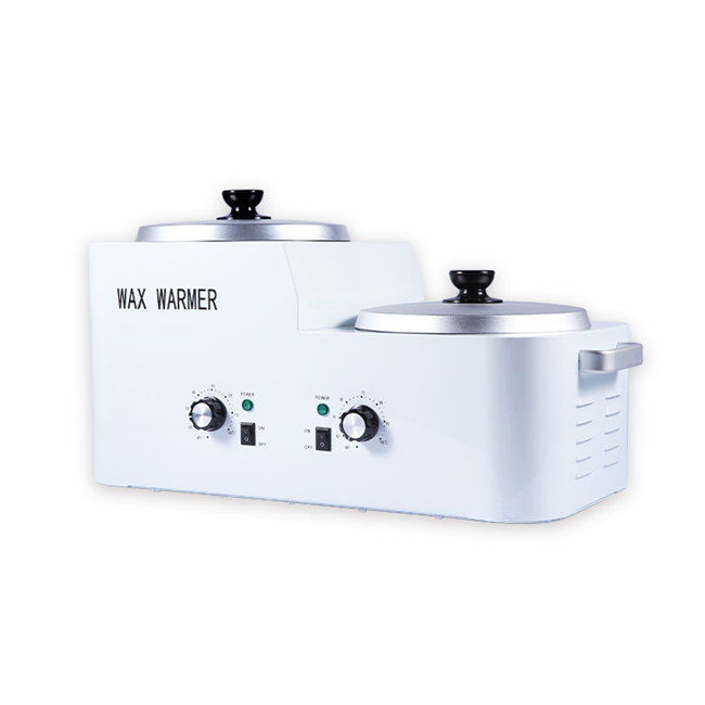 deep hand in wax machine