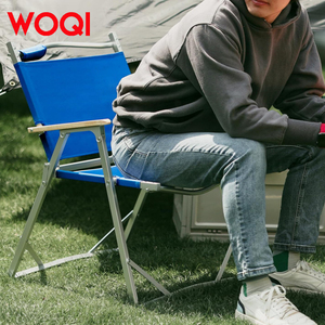 WOQI เฟอร์นิเจอร์กลางแจ้งอลูมิเนียมอัลลอยด์แบบพกพาพับเก้าอี้ชายหาดตกปลาและปิกนิกเก้าอี้ <span class=keywords><strong>Kmit</strong></span> - Product Image 5