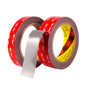 Cinta VHB 3M de 450F, resistente a altas temperaturas y a corto plazo, adhesivo fuerte de alta adherencia, autoadhesivo, color gris, 0,6mm - Product Image 2