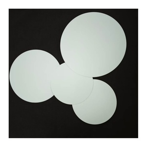 Insegne Circolari in Alluminio per Sublimazione, Bianche Lucide, 8 10 12 <span class=keywords><strong>15</strong></span> 16 Pollici - Product Image 1