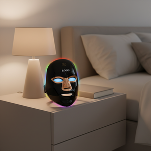Masker Terapi Cahaya LED Pintar Baru Perangkat Terapi Cahaya Wajah Masker LED Nirkabel 400mAh - Product Image 1