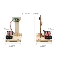 Kits de bricolage de lignes Laser à infrarouge, 2 pièces, Module d'alarme Anti-vol, bricolage, expérimentation scientifique, matériel de Production électronique, Kit de tige