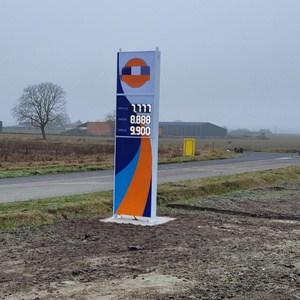 Panneau d'affichage numérique LED pour station-service, pylône publicitaire pour l'affichage des <span class=keywords><strong>prix</strong></span> - Product Image 1