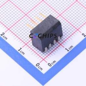 DH-04BP DIP Switch Through hole Component (THT) Switch Piano Key 4 2.54mm - Product Image 2