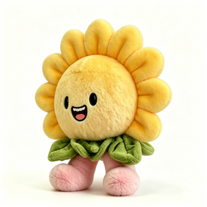 Peluche de girasol personalizado, peluche de flor, peluche de girasol de dibujos animados, muñeco suave con diseño floral - Product Image 5