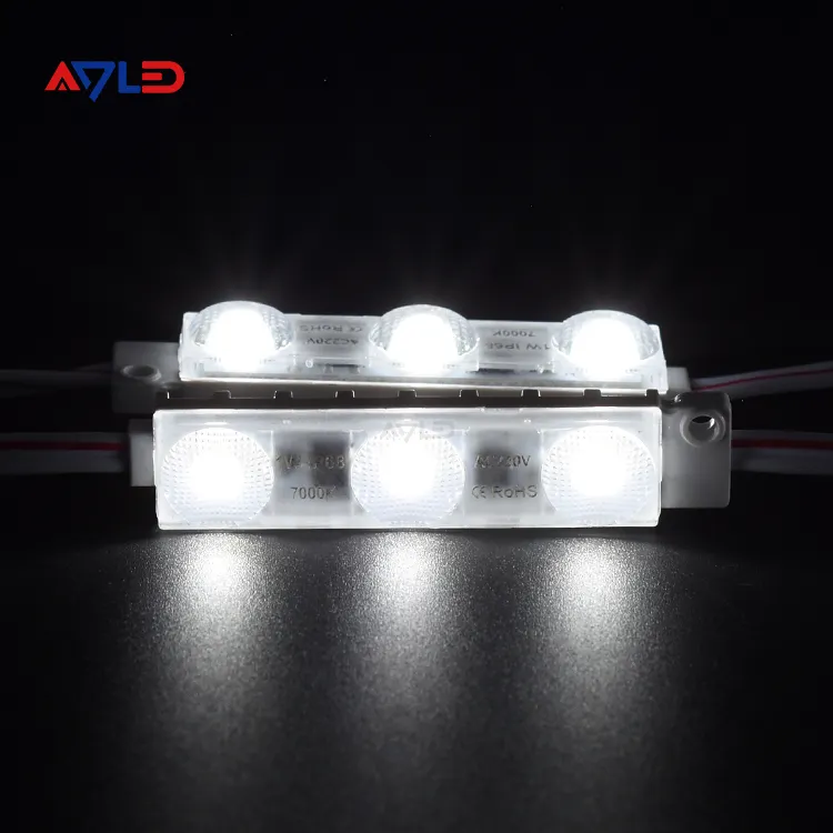 Popular 1W 175 Ângulo de feixe LED Módulos Impermeável AC 110v-220v para Backlit Tecido Publicidade Caixa de Luz CE ROHS Certificado