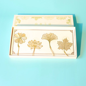 Harga pabrik kreatif daun logam berongga pembatas buku pembuluh Lotus daun Maple rumbai hadiah Hari Guru Siswa - Product Image 1
