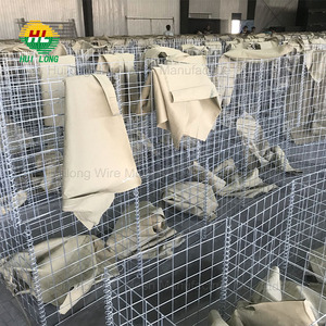 Gabbia Portatile Antiesplosione in Rete Saldata, Rifugio, Barriera Difensiva, Costruzione Quadrata in Filo di Ferro a Basso Contenuto di Carbonio - Product Image 1