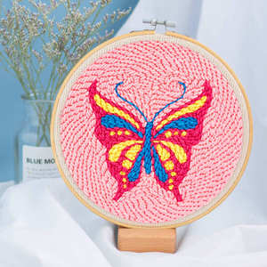 Dropshipping ชุดเย็บปักถักร้อยลาย<span class=keywords><strong>การ์ตูน</strong></span> Diy,สำหรับตกแต่งผนังศิลปะการ<span class=keywords><strong>เย็บ</strong></span><span class=keywords><strong>ผ้า</strong></span> - Product Image 2