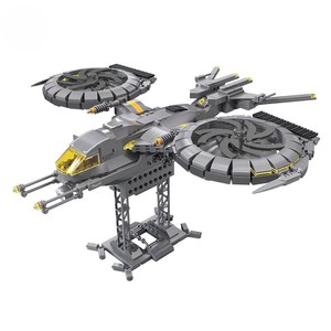 Jouets créatifs DIY pour fêtes, hélicoptère de haute qualité à bas prix, blocs de construction, ensembles de briques de construction pour enfants - Product Image 2