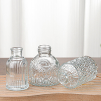 Vente en gros de 50ml 100ml 200ml 500ml Diffuseur à roseaux en verre moderne de 16 récipients vides de luxe Flacon diffuseur à roseaux