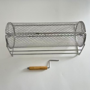 Acier inoxydable 304 forme ronde rouleau circulaire extérieur <span class=keywords><strong>grill</strong></span> cage BBQ fumée cage - Product Image 3