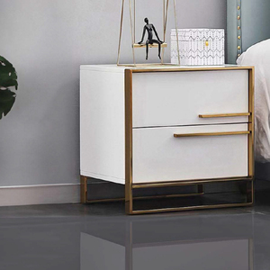 <span class=keywords><strong>Table</strong></span> <span class=keywords><strong>de</strong></span> chevet en bois à serrure exquise nouveau Style <span class=keywords><strong>table</strong></span> <span class=keywords><strong>de</strong></span> chevet intelligente pour chambre principale petit Simple moderne - Product Image 6