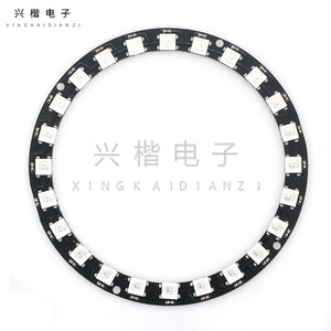 Anillo LED RGB Ws2812 5050, Placa de Desarrollo Inteligente a Todo Color para Iluminación LED, Proyectos de Bricolaje, Electrónica - Product Image 1