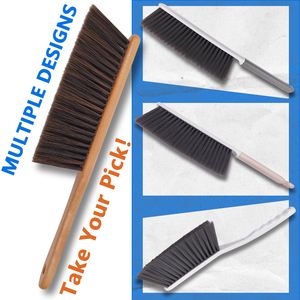 Wooden Handle <strong>Brush</strong> with Soft Bristles <strong>Hand</strong> Broom for Household Cleaning and Dusting Bed Cleans - Product Image 6