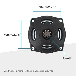 GOOFIT 7 Teeth Gearbox Clutch Drum Replacement For 2 Stroke 47cc 49cc Pocket Bike