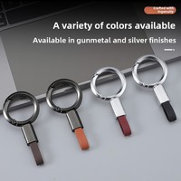 Nouveau porte-clés de voiture durable pour homme, à suspendre à la ceinture, accessoires créatifs pour affaires, porte-clés simple en alliage de zinc, vente en gros d'usine