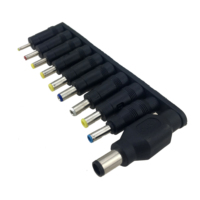 Alimentation électrique régulée pour ordinateur, sortie CC 20V 3.25A, chargeurs pour ordinateur portable 65W, adaptateur secteur CC 19.5V 20V 20.5V 21V, 20V 3.25A avec 10 embouts