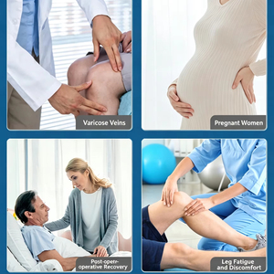 Almohada <span class=keywords><strong>de</strong></span> Espuma Viscoelástica <span class=keywords><strong>de</strong></span> Alta Densidad con Soporte Elevado para Alivio del <span class=keywords><strong>Dolor</strong></span> <span class=keywords><strong>de</strong></span> Piernas en Enfermería, con Funda Extraíble y Lavable - Product Image 4