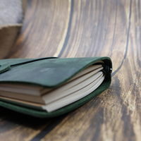 Agenda promotionnel scolaire créatif personnalisable en cuir pleine fleur de bovin véritable, carnet fait main sur mesure pour promotion