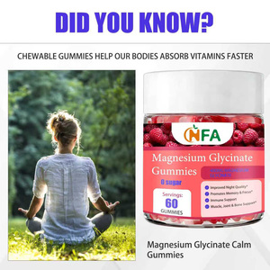 Gummies de glycinate de magnésium les plus vendues : Améliore la qualité du sommeil, favorise la mémoire, la concentration, le soutien immunitaire et articulaire - Product Image 3